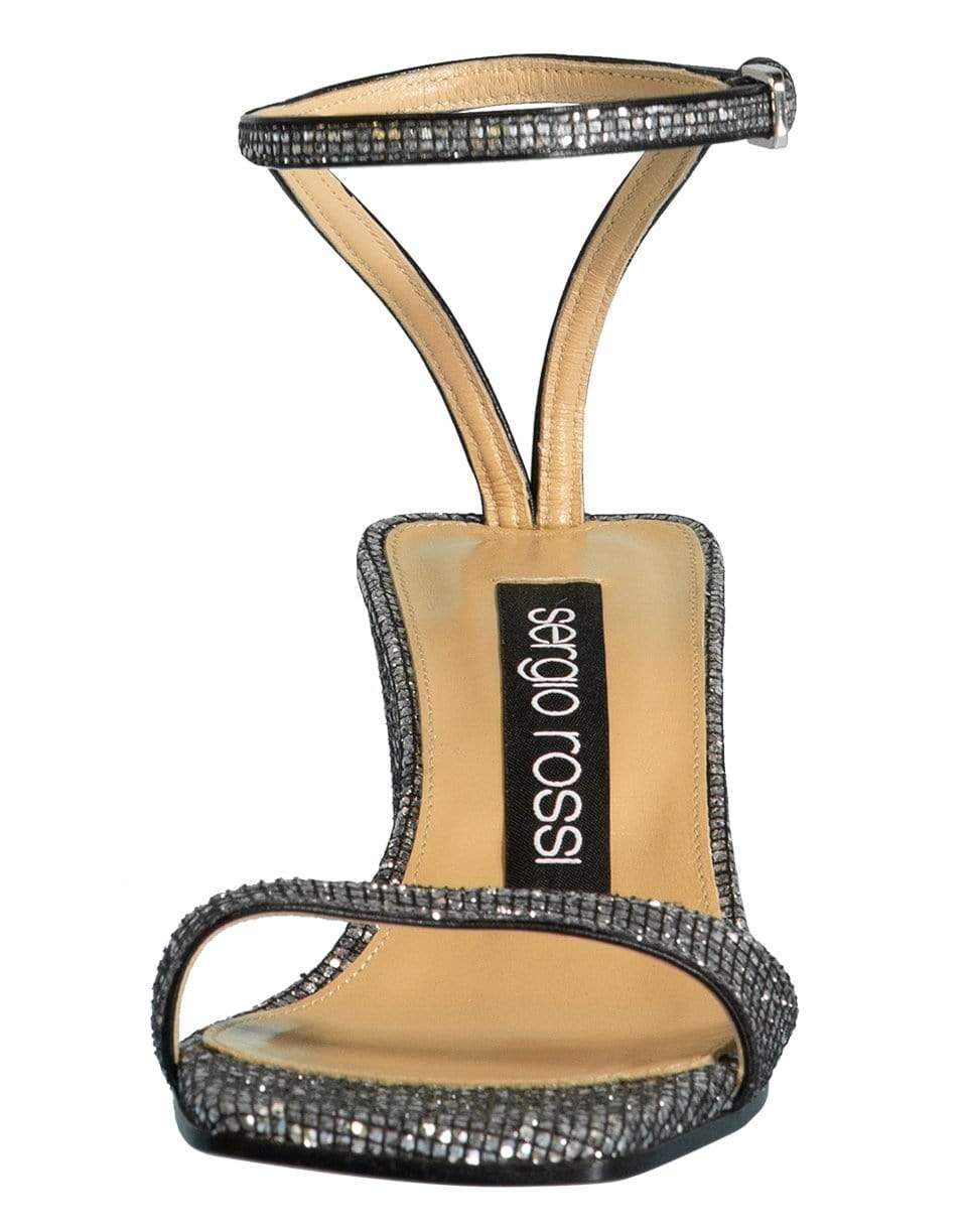 SERGIO ROSSI-Sr1 Crystal Strap Sandal-