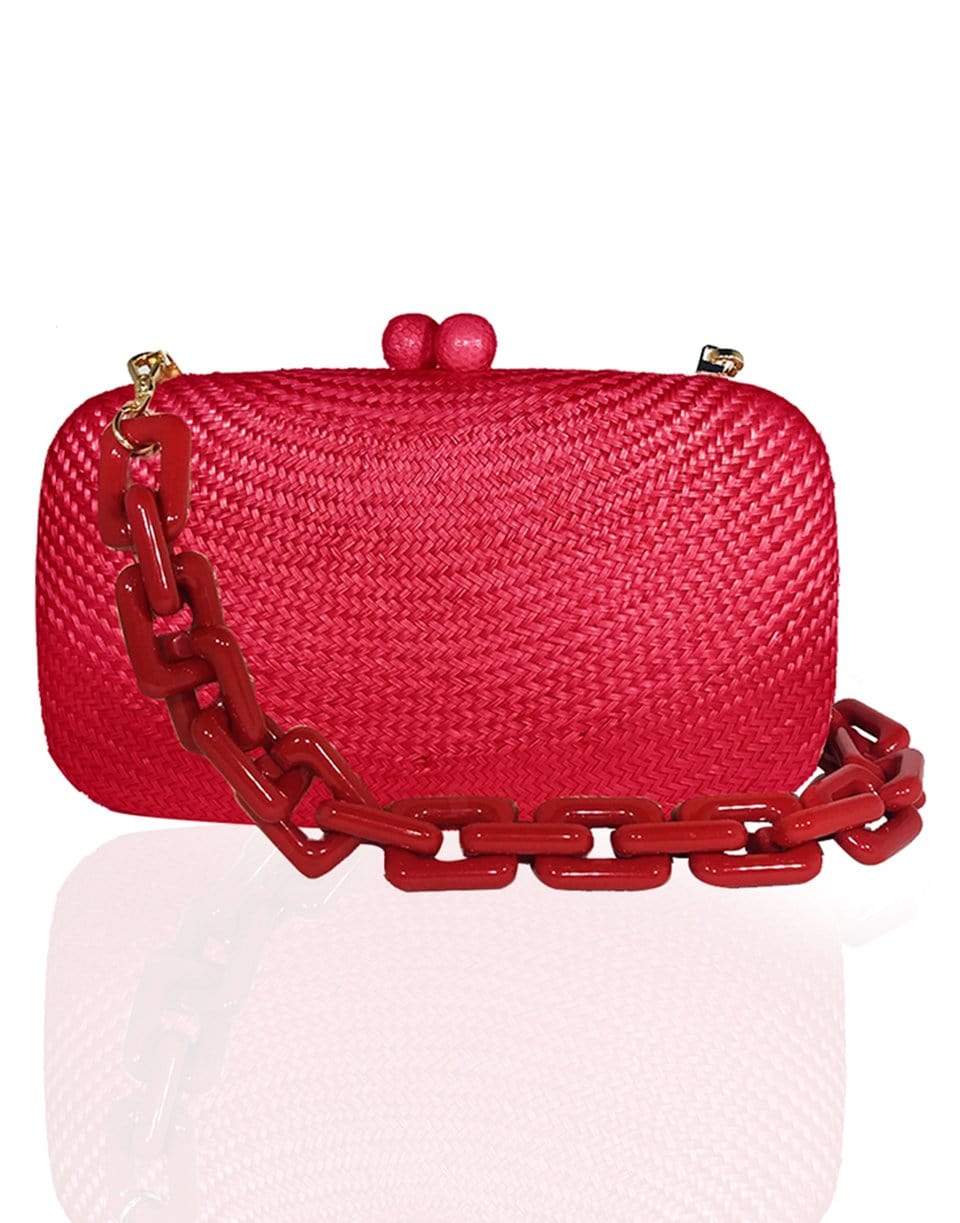 SERPUI-Rose Bun Clutch - Red-RED