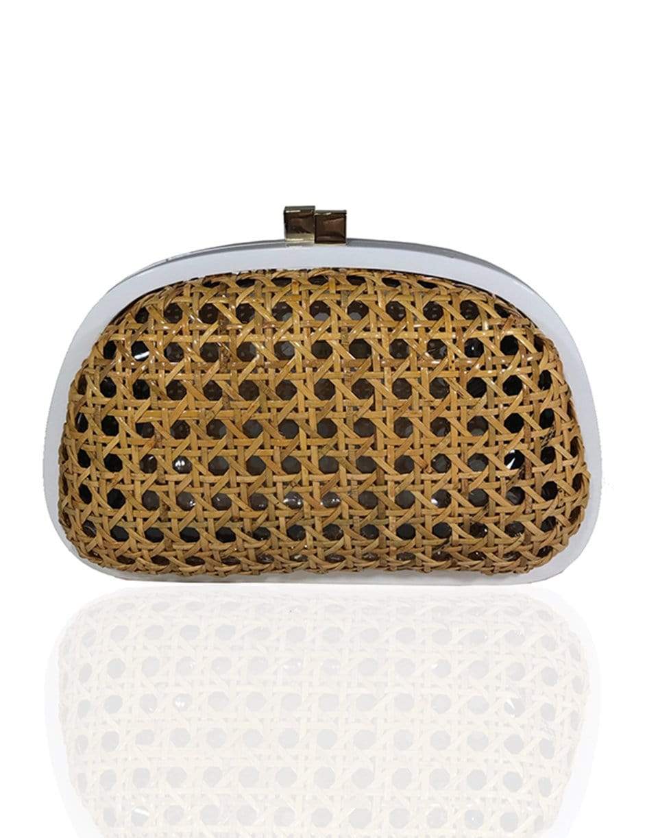 SERPUI-Mia Clutch - White-WHITE