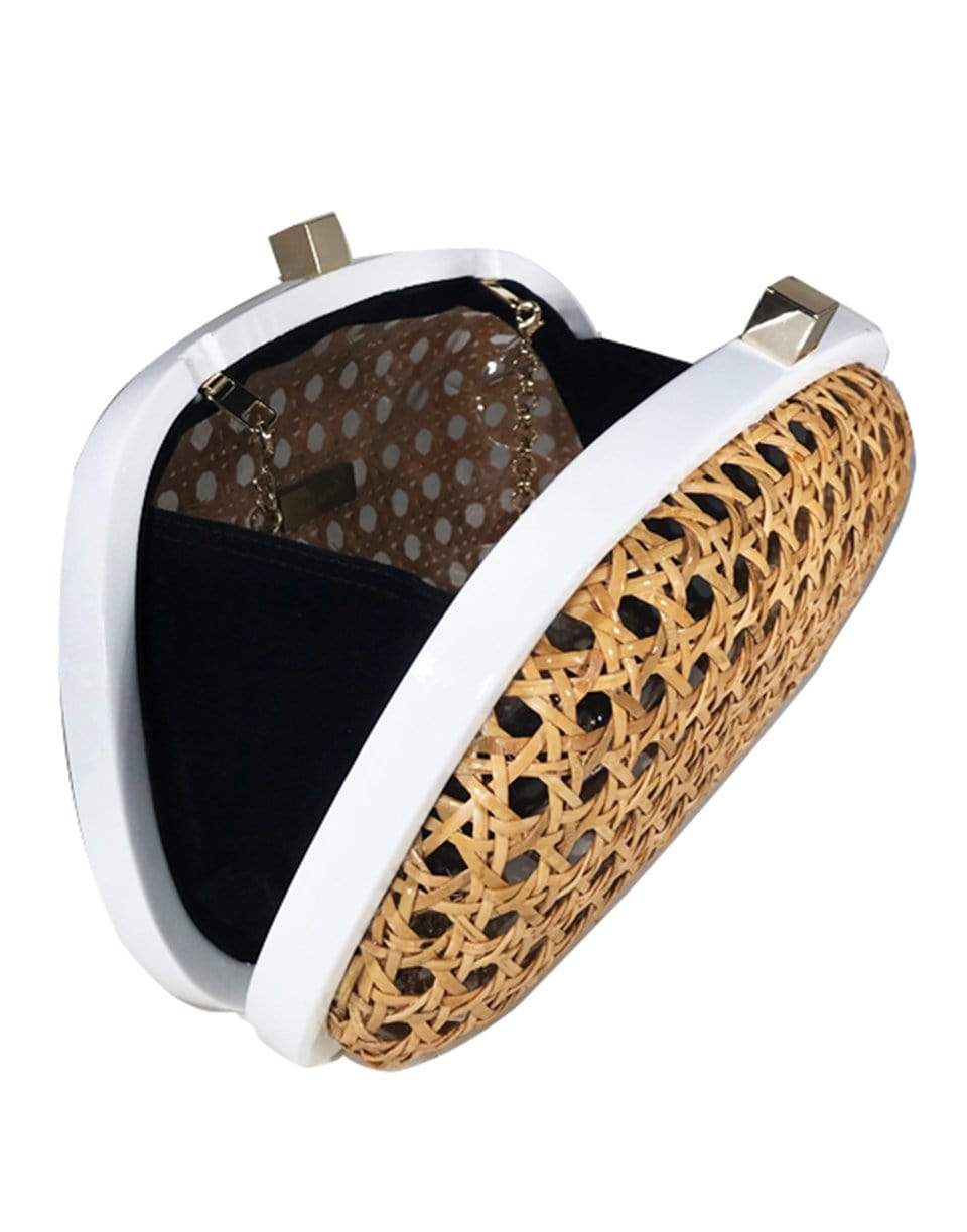 SERPUI-Mia Clutch - White-WHITE
