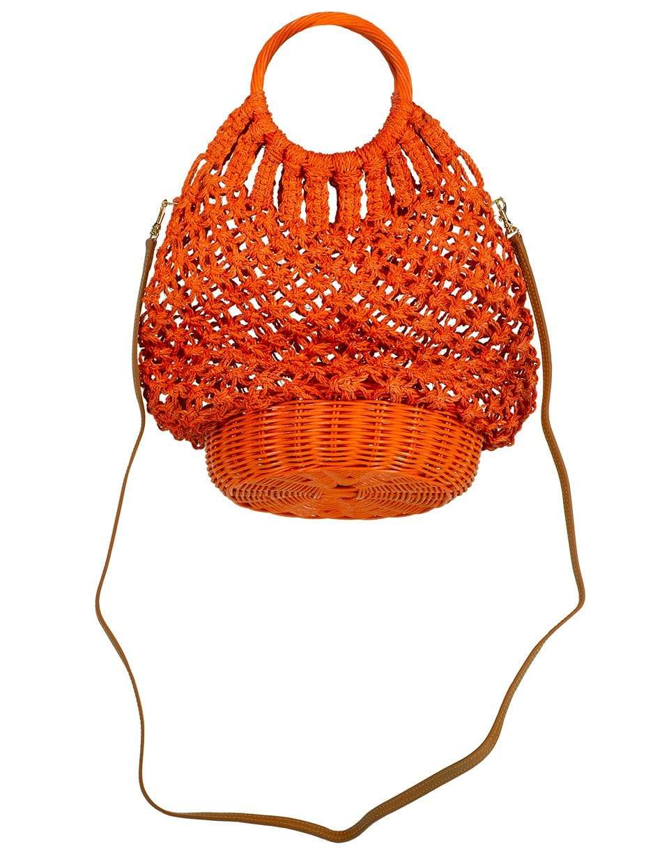SERPUI-Lara Macrame Bag-ORANGE
