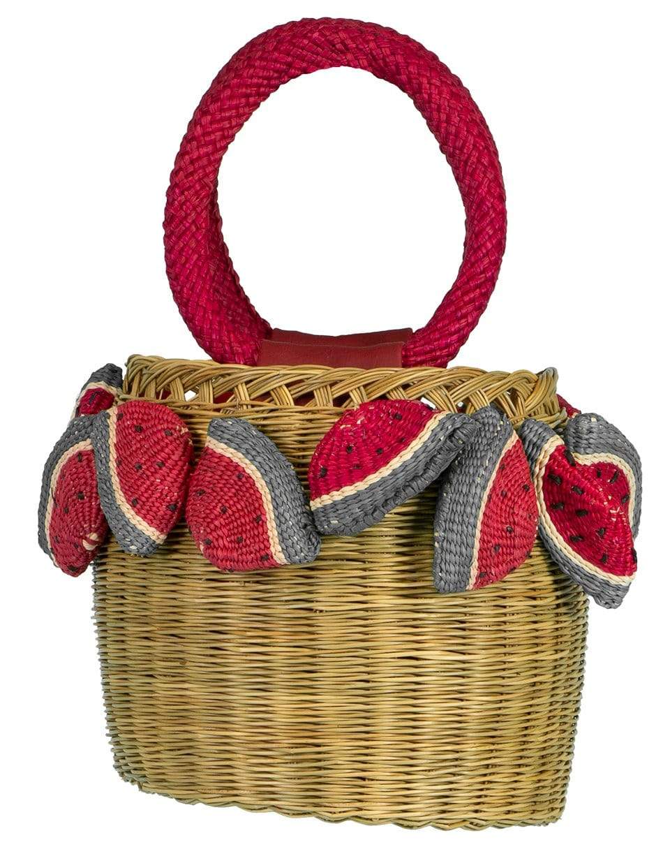 SERPUI-Lauren Watermelon Top Handle Bag-WATERMLN
