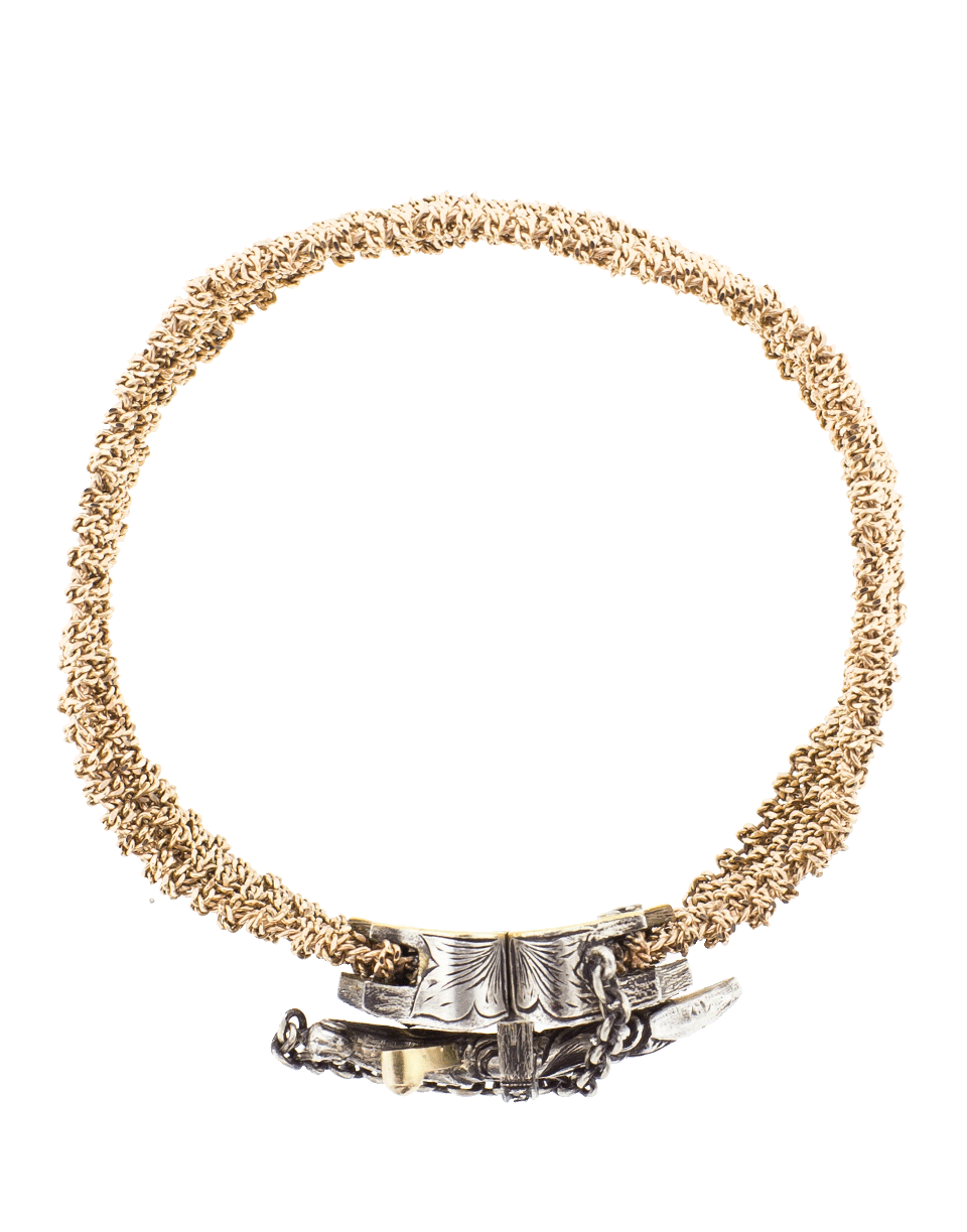 SEVAN BICAKCI-Diamond Dagger Mesh Bracelet-ROSE GOLD