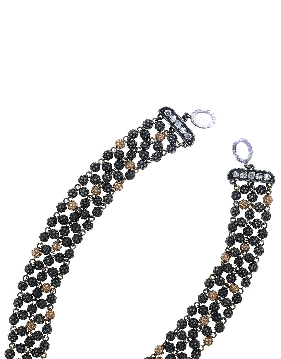 SEVAN BICAKCI-Wide Rosary Necklace-ROSE GOLD