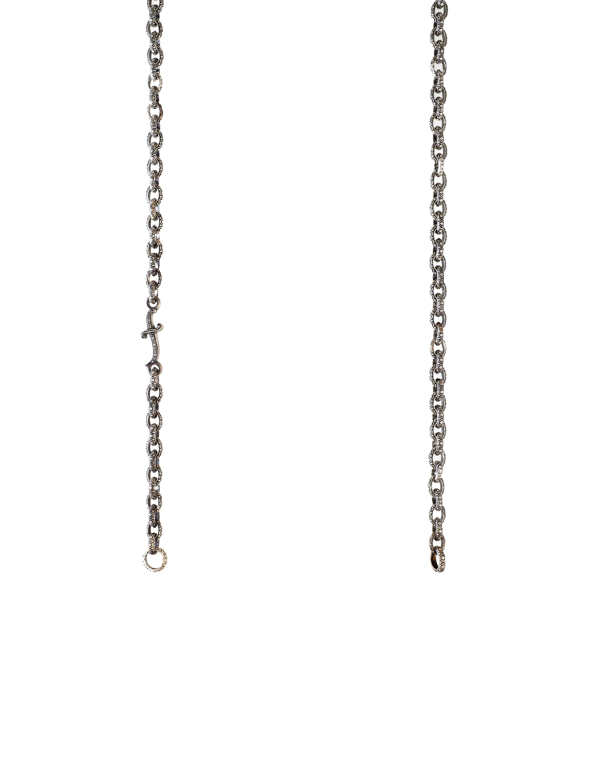 SEVAN BICAKCI-Etched Dagger Chain-SILVER