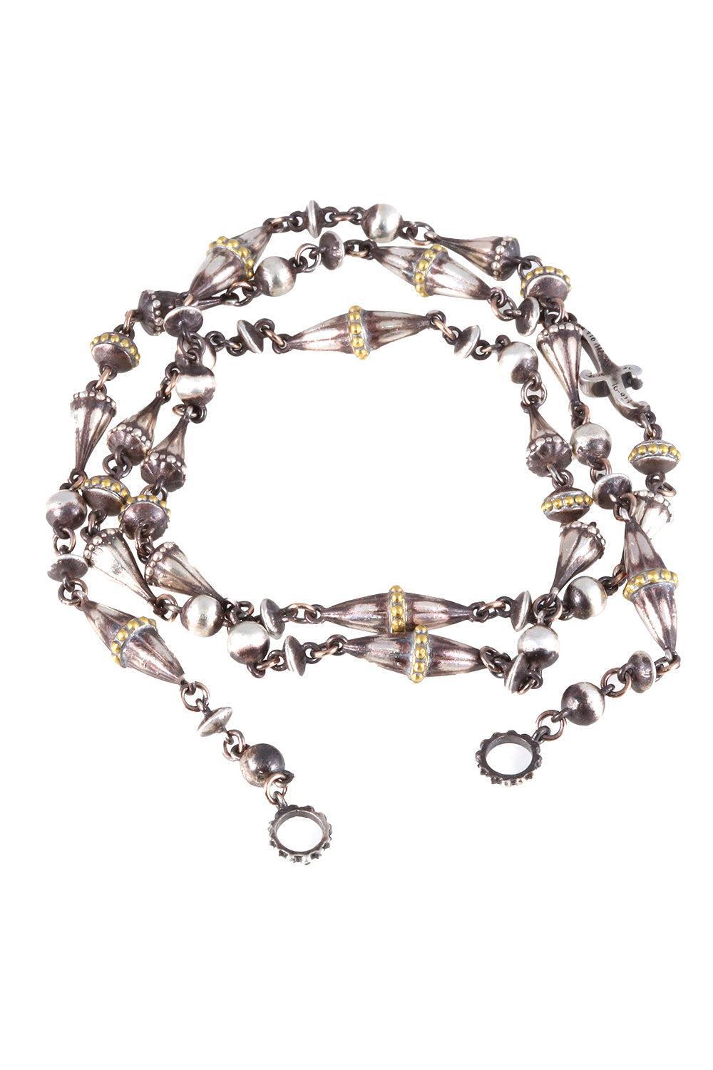 Open Endcap Finnal Chain-SILVER-JEWELRYFINE JEWELNECKLACE O-SEVAN BICAKCI