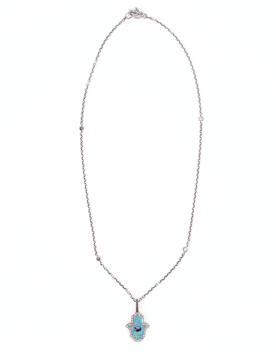 SEVAN BICAKCI-Hamsa Necklace-YELLOW GOLD