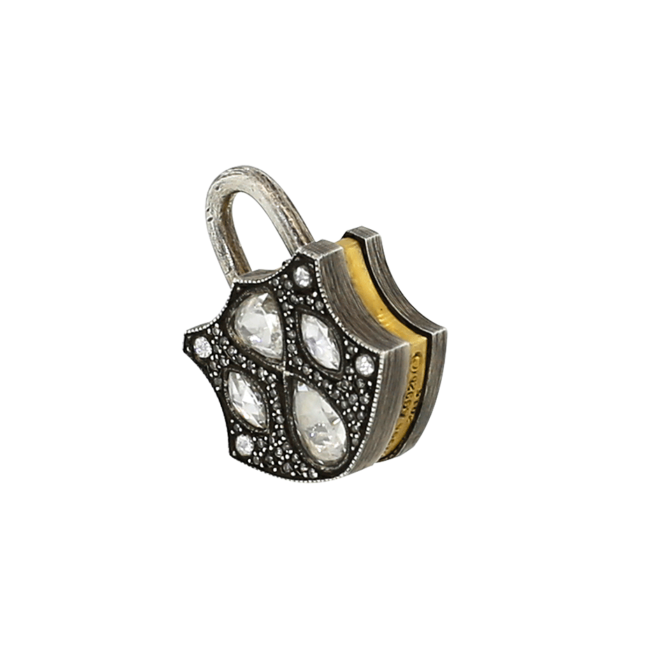 SEVAN BICAKCI-Diamond Padlock-YELLOW GOLD