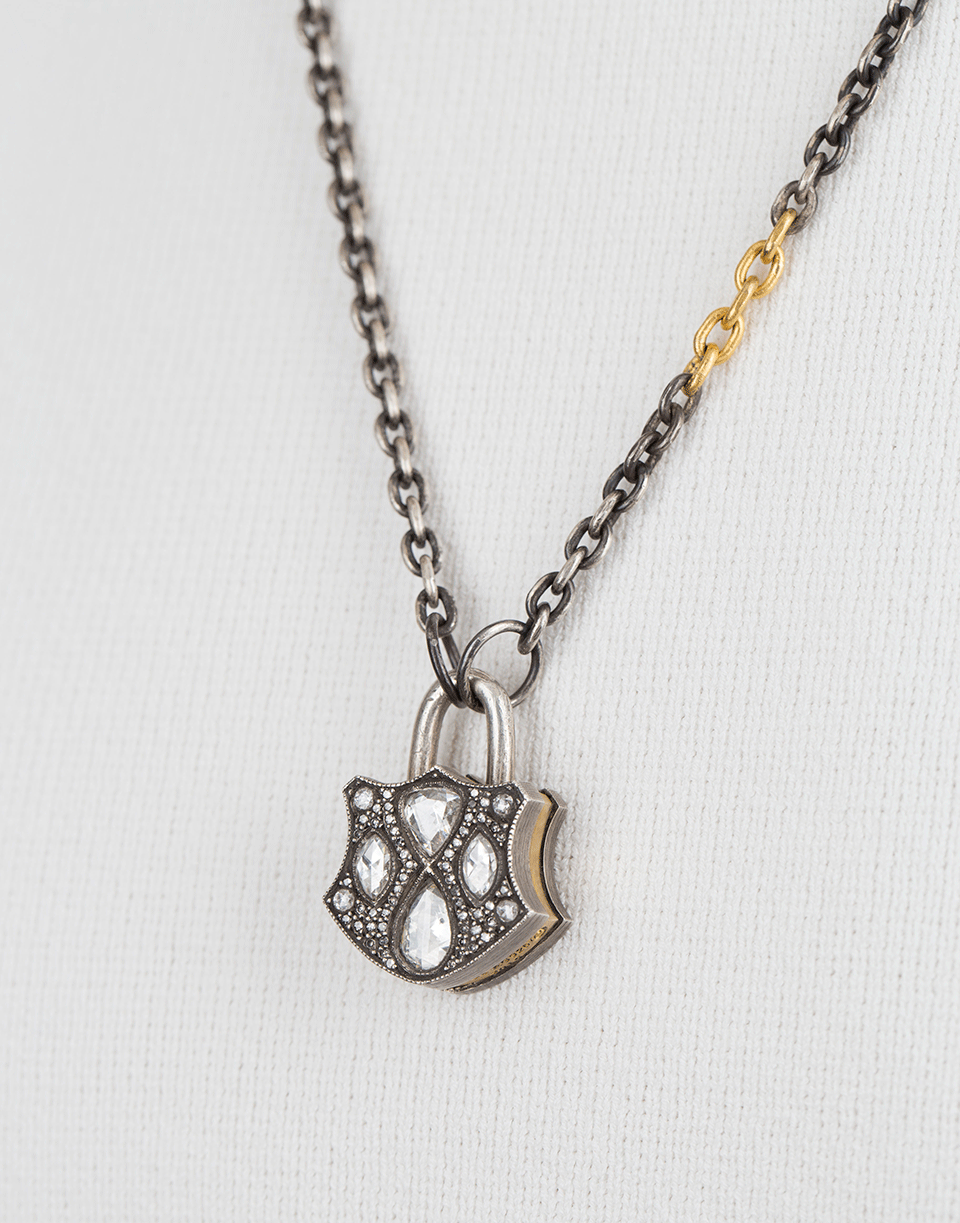 SEVAN BICAKCI-Diamond Padlock-YELLOW GOLD