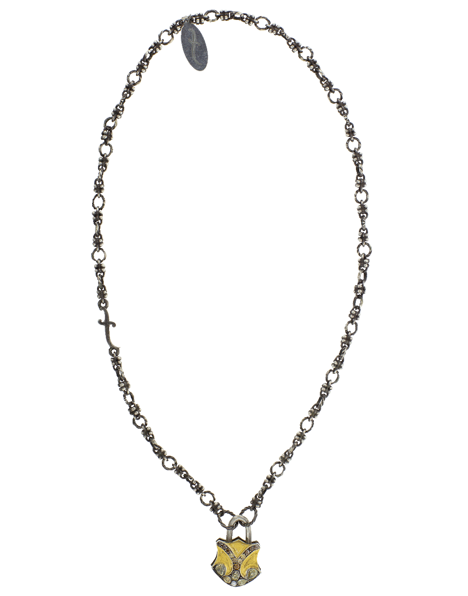 SEVAN BICAKCI-Gold and Diamond Lock-YELLOW GOLD
