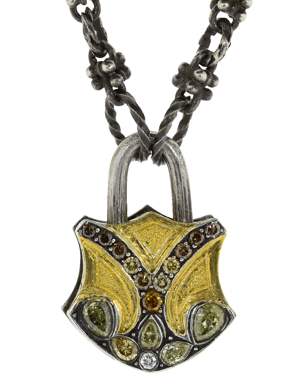 SEVAN BICAKCI-Gold and Diamond Lock-YELLOW GOLD
