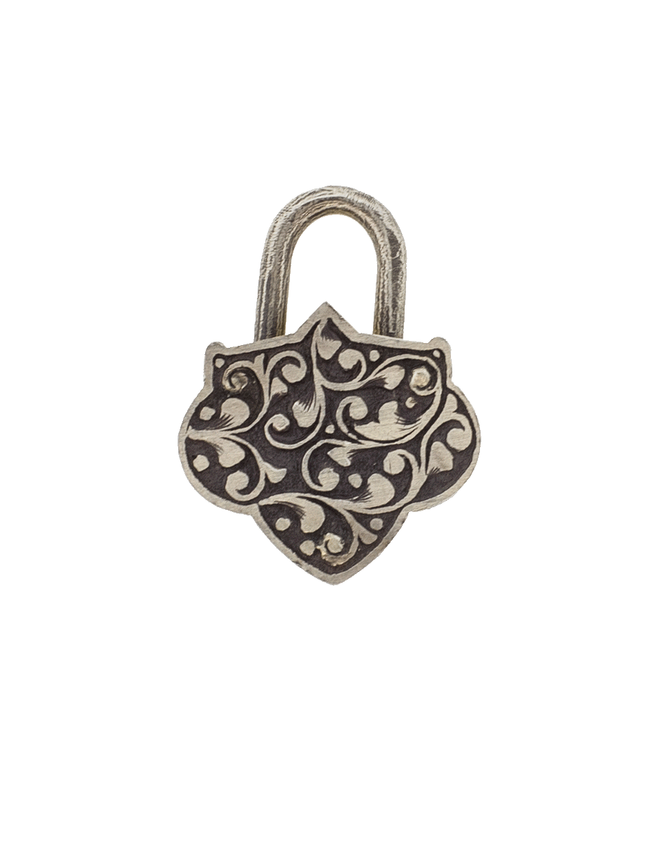 SEVAN BICAKCI-Lantern Mixed Diamond Lock Pendant-YELLOW GOLD