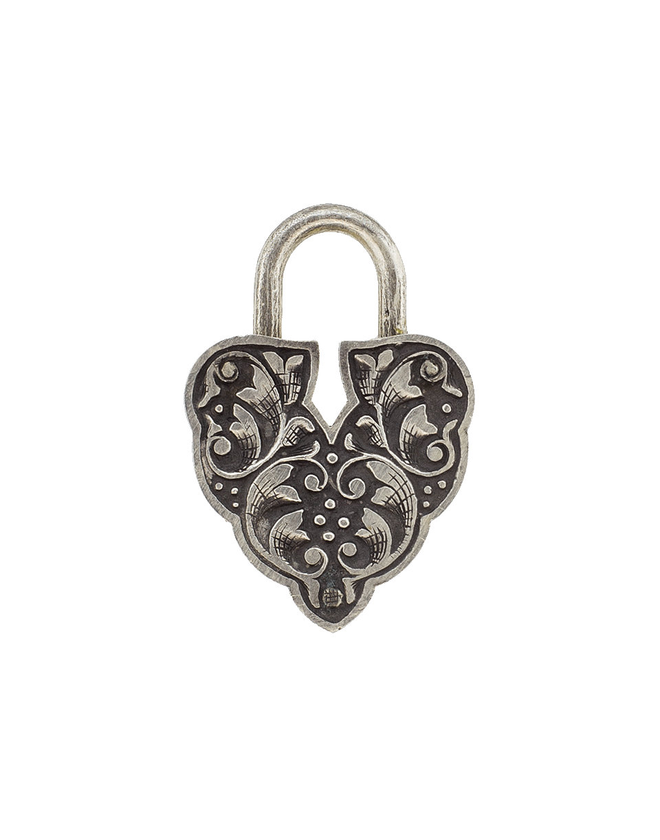 SEVAN BICAKCI-Large Aspen Leaf Lock Pendant-YELLOW GOLD