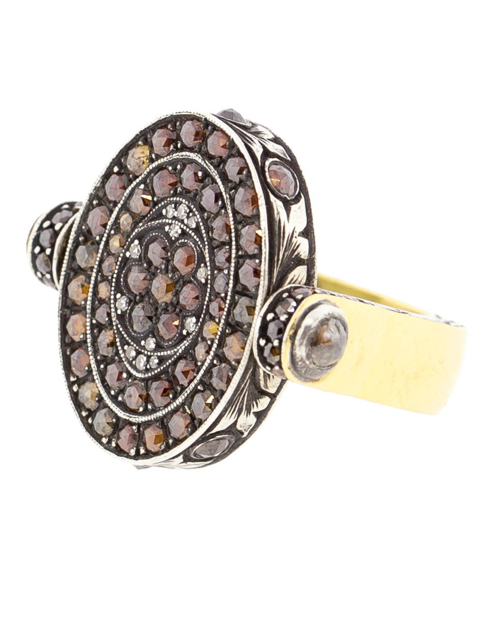 SEVAN BICAKCI-Flying Dove Flip Ring-YELLOW GOLD