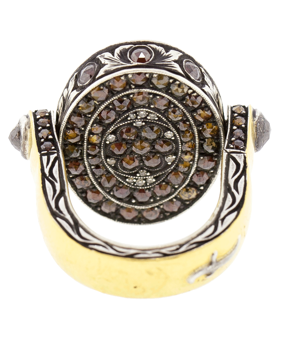 SEVAN BICAKCI-Flying Dove Flip Ring-YELLOW GOLD