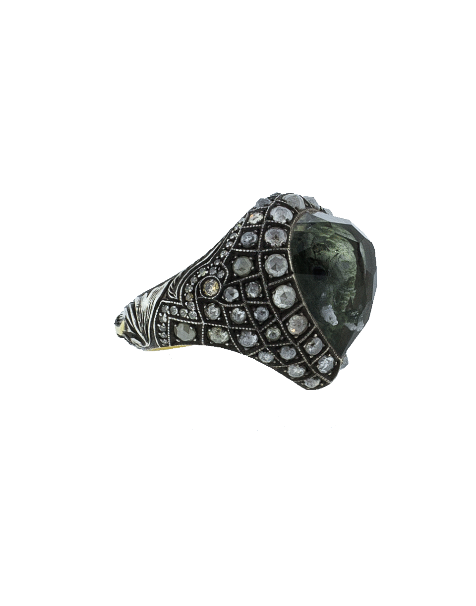 SEVAN BICAKCI-Elephant Quartz Ring-YELLOW GOLD