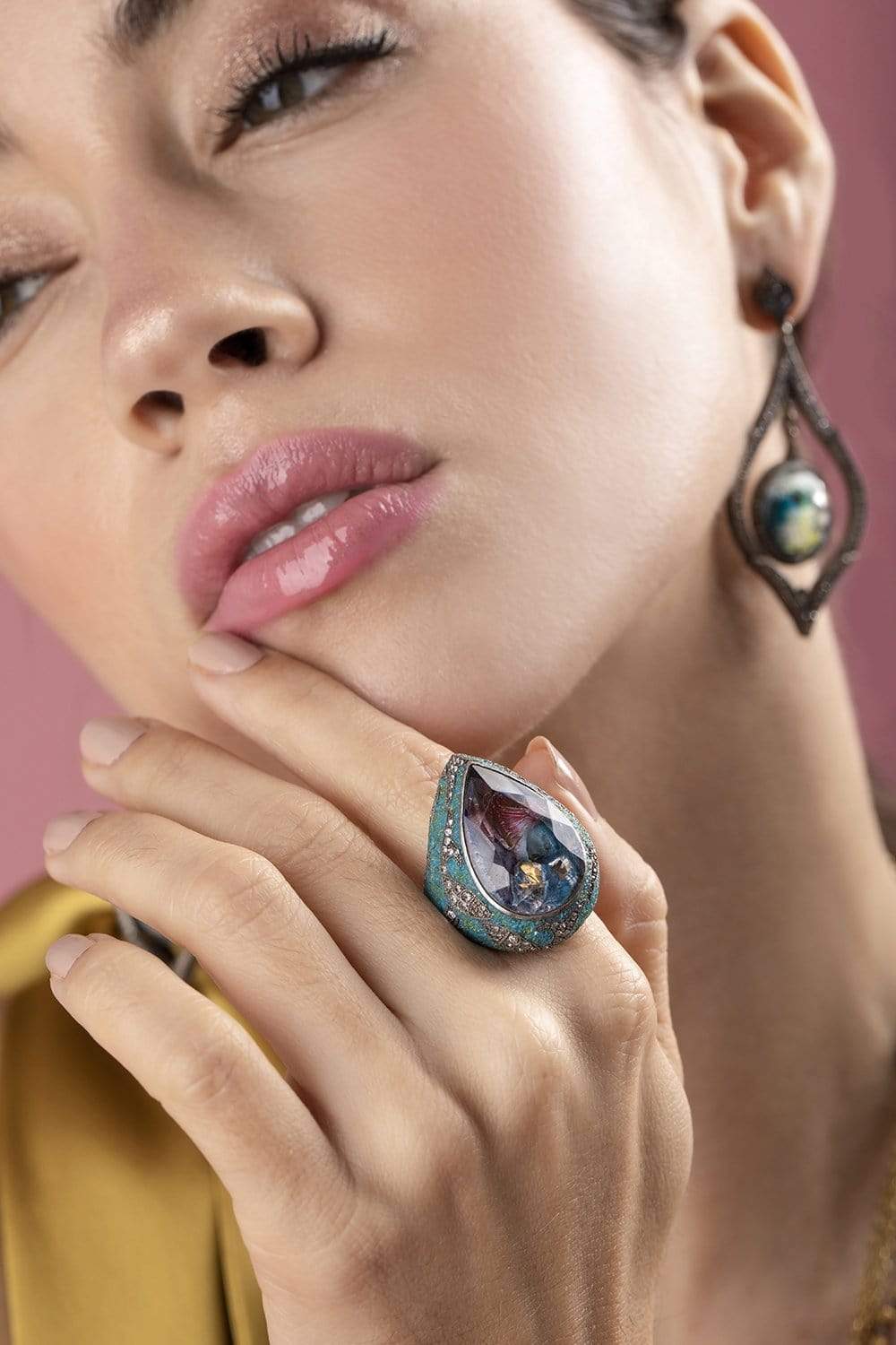 SEVAN BICAKCI-Carved Koi Fish Ring-YELLOW GOLD