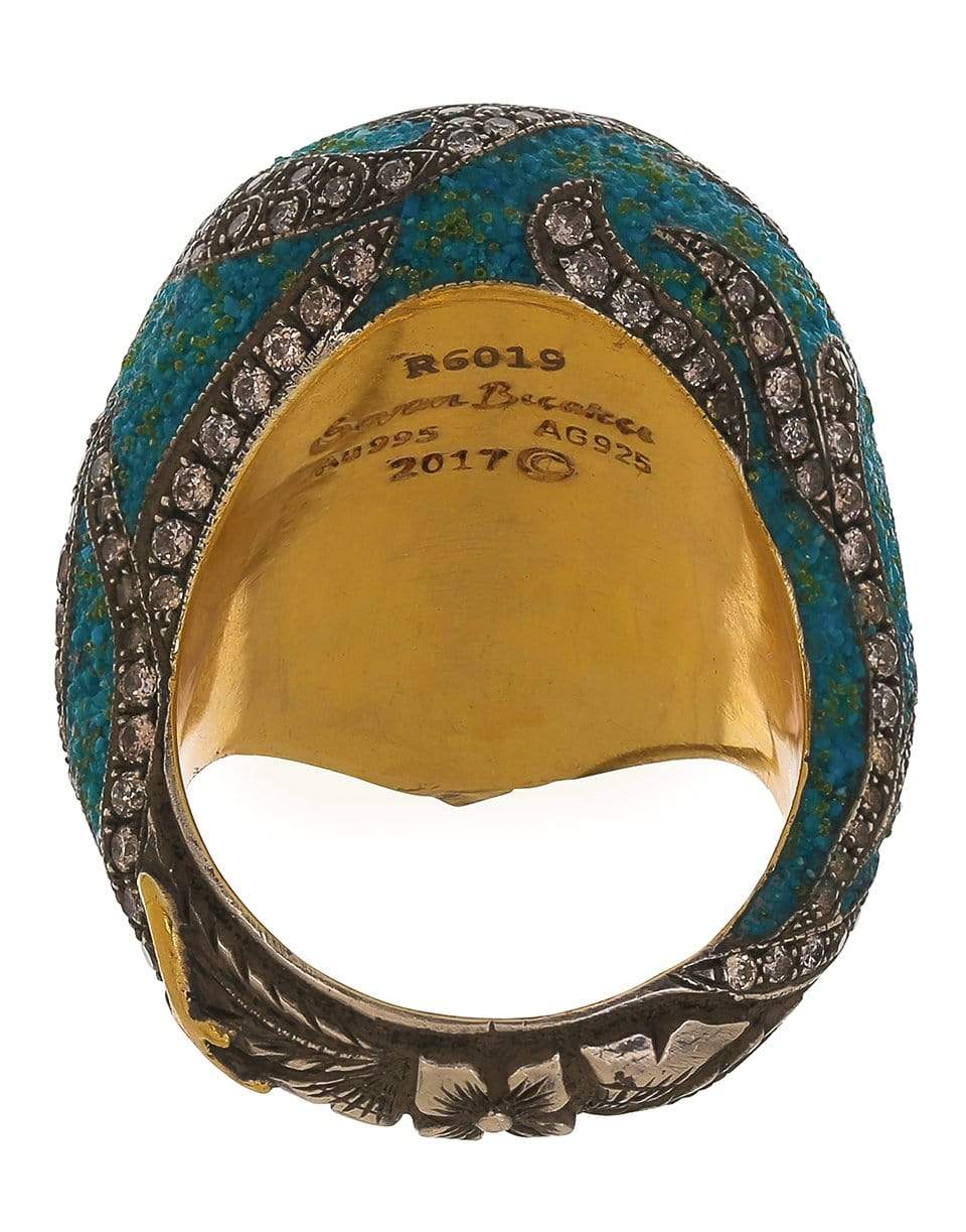 SEVAN BICAKCI-Carved Koi Fish Ring-YELLOW GOLD