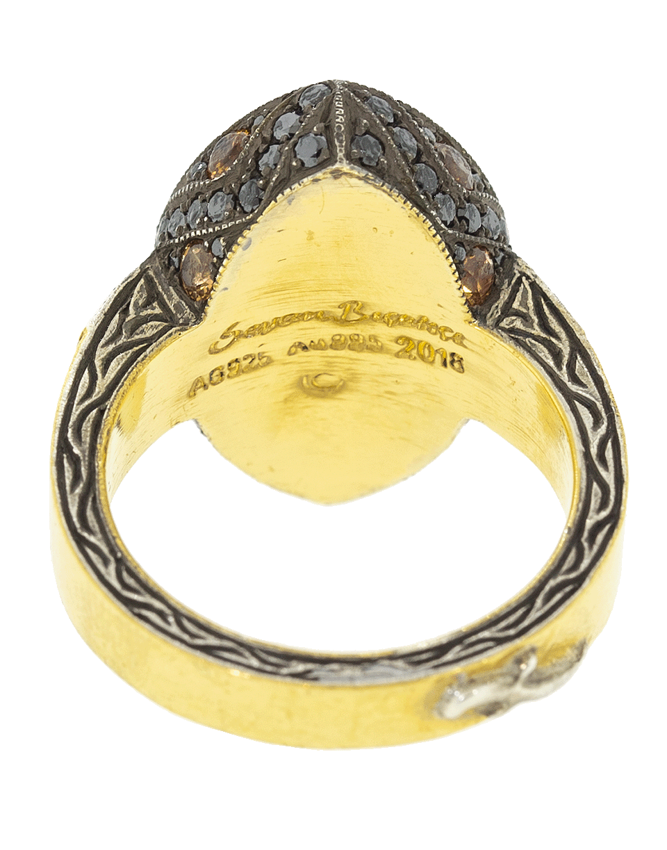 SEVAN BICAKCI-Petite Citrine Dove Ring-YELLOW GOLD