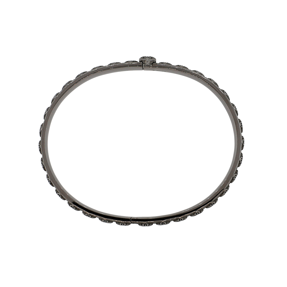 SHAMBALLA JEWELS-SOS Black Diamond Bangle-BLACK GOLD