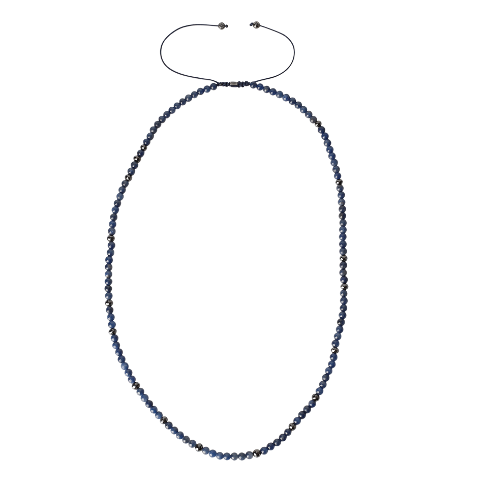 SHAMBALLA JEWELS-Beaded Necklace-BLACK GOLD