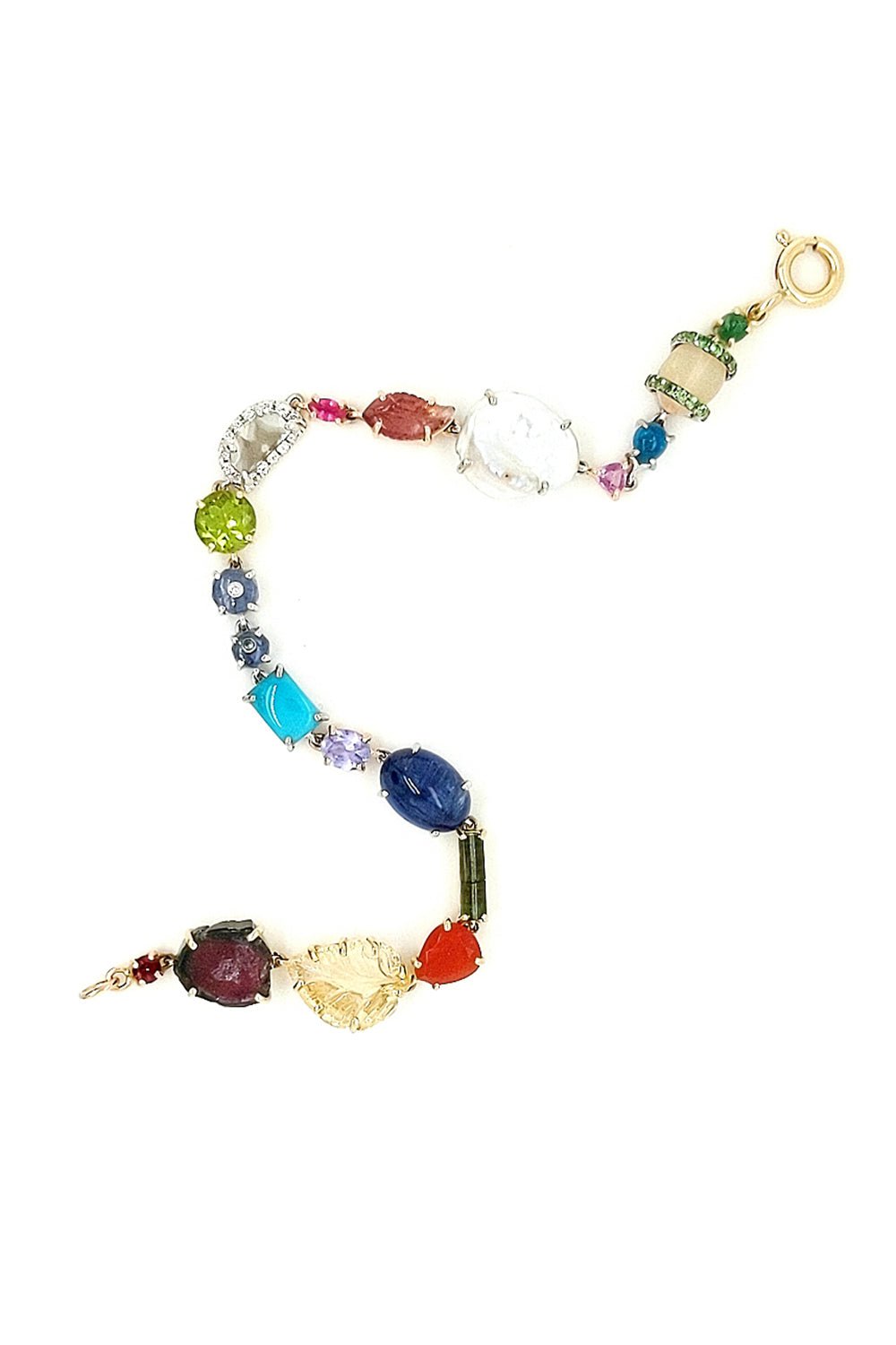 SHARON KHAZZAM-Multi Baby Bracelet 76-YELLOW GOLD
