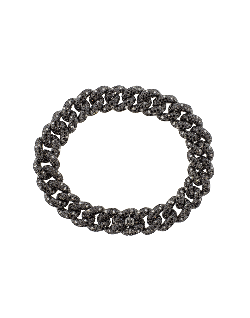 SHAY JEWELRY-Black Diamond Twinkle Link Bracelet-BLACK GOLD