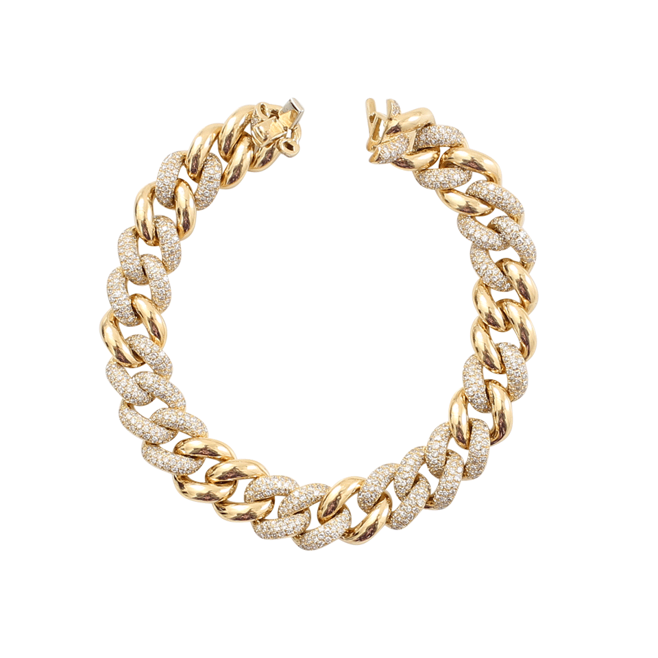 SHAY JEWELRY-Essential Alternating Link Bracelet-YELLOW GOLD