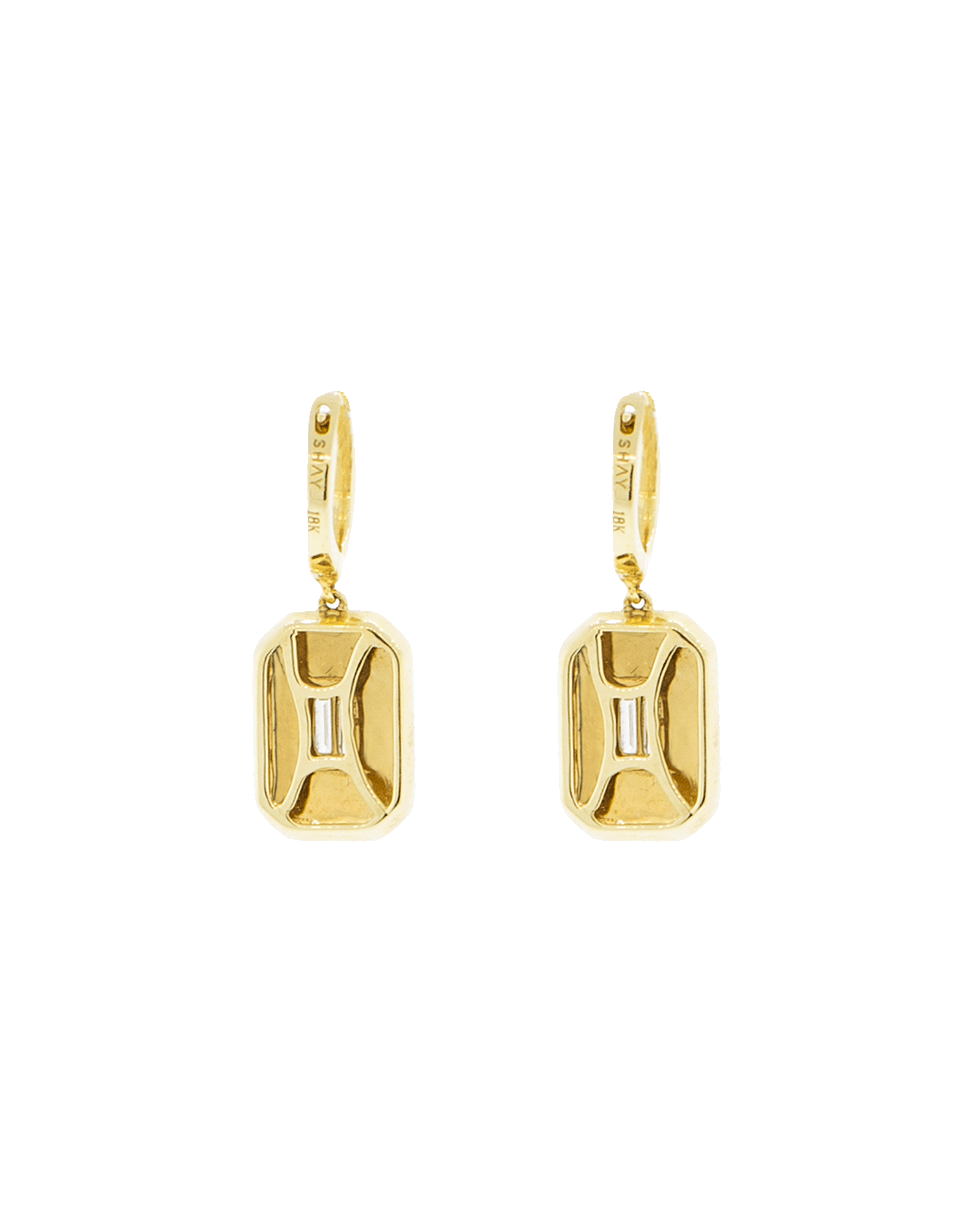 SHAY JEWELRY-Diamond Baguette Drop Earrings-YELLOW GOLD