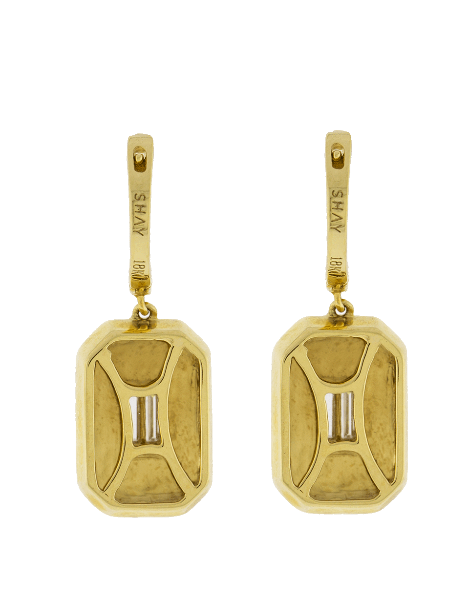 SHAY JEWELRY-Diamond Baguette Drop Earrings-YELLOW GOLD