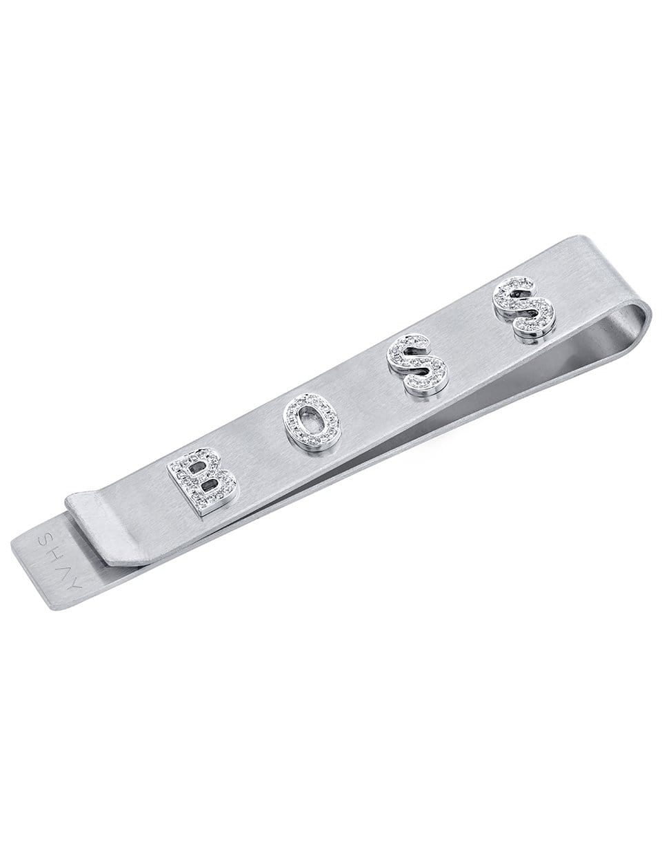 SHAY JEWELRY-Boss Diamond Money Clip-WHITE GOLD