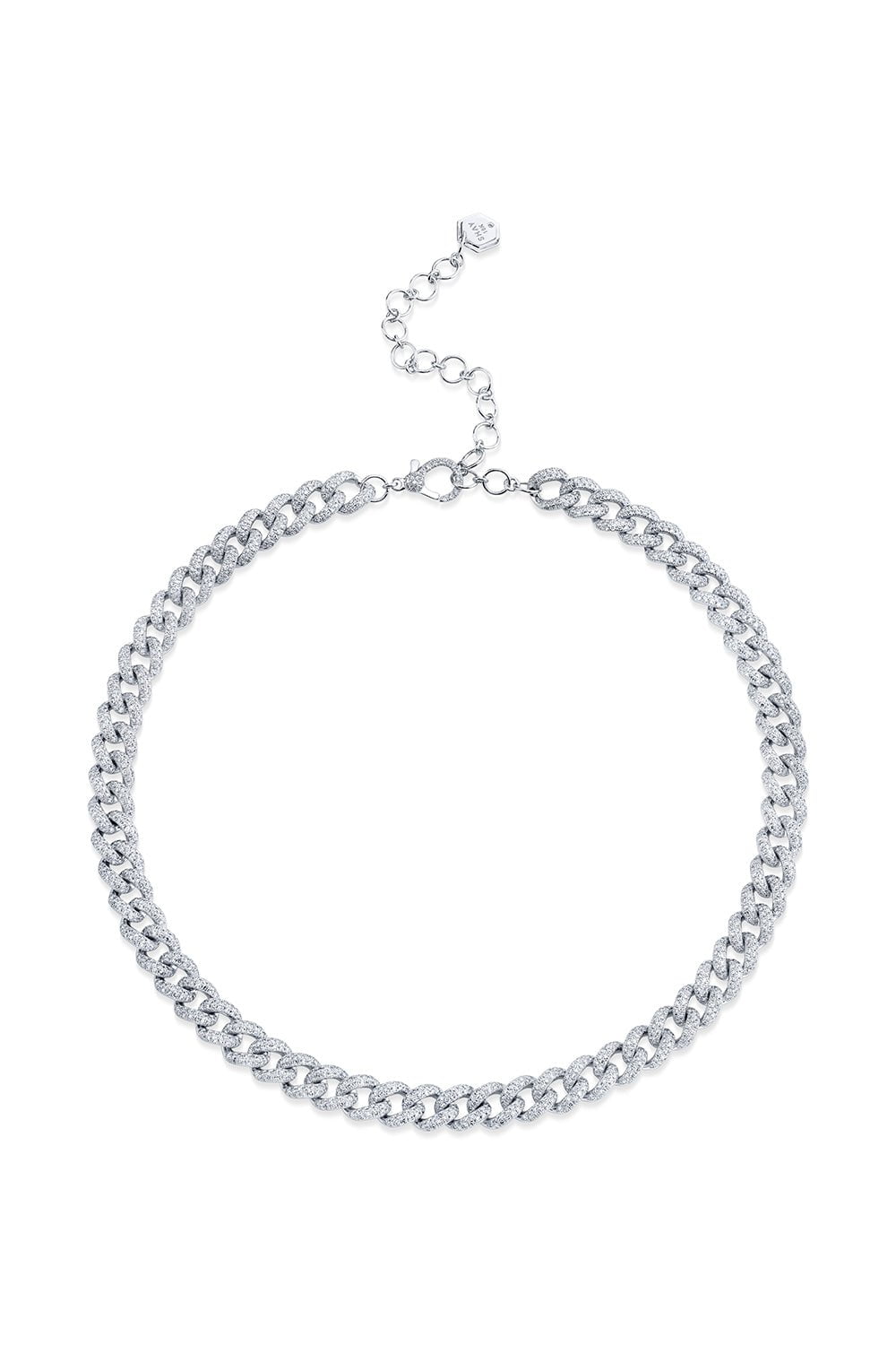 SHAY JEWELRY-Full Pave Link Necklace-