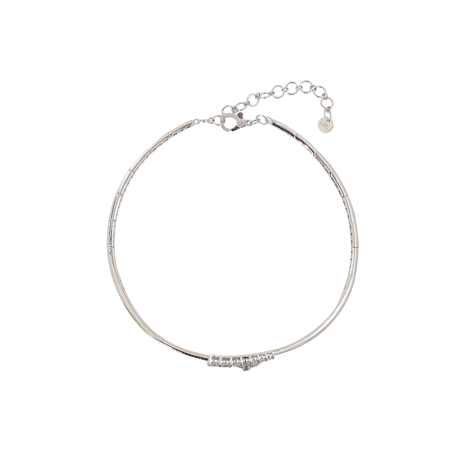 SHAY JEWELRY-Shooting Star Diamond Pave Choker-WHITE GOLD