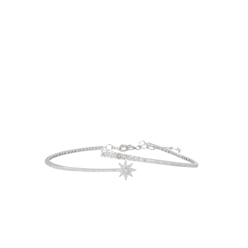 SHAY JEWELRY-Shooting Star Diamond Pave Choker-WHITE GOLD
