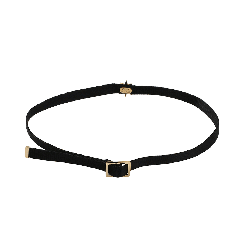 SHAY JEWELRY-Mini Starburst Choker-YELLOW GOLD