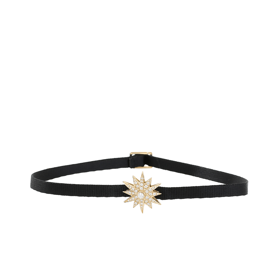 SHAY JEWELRY-Single Starburst Choker-YELLOW GOLD