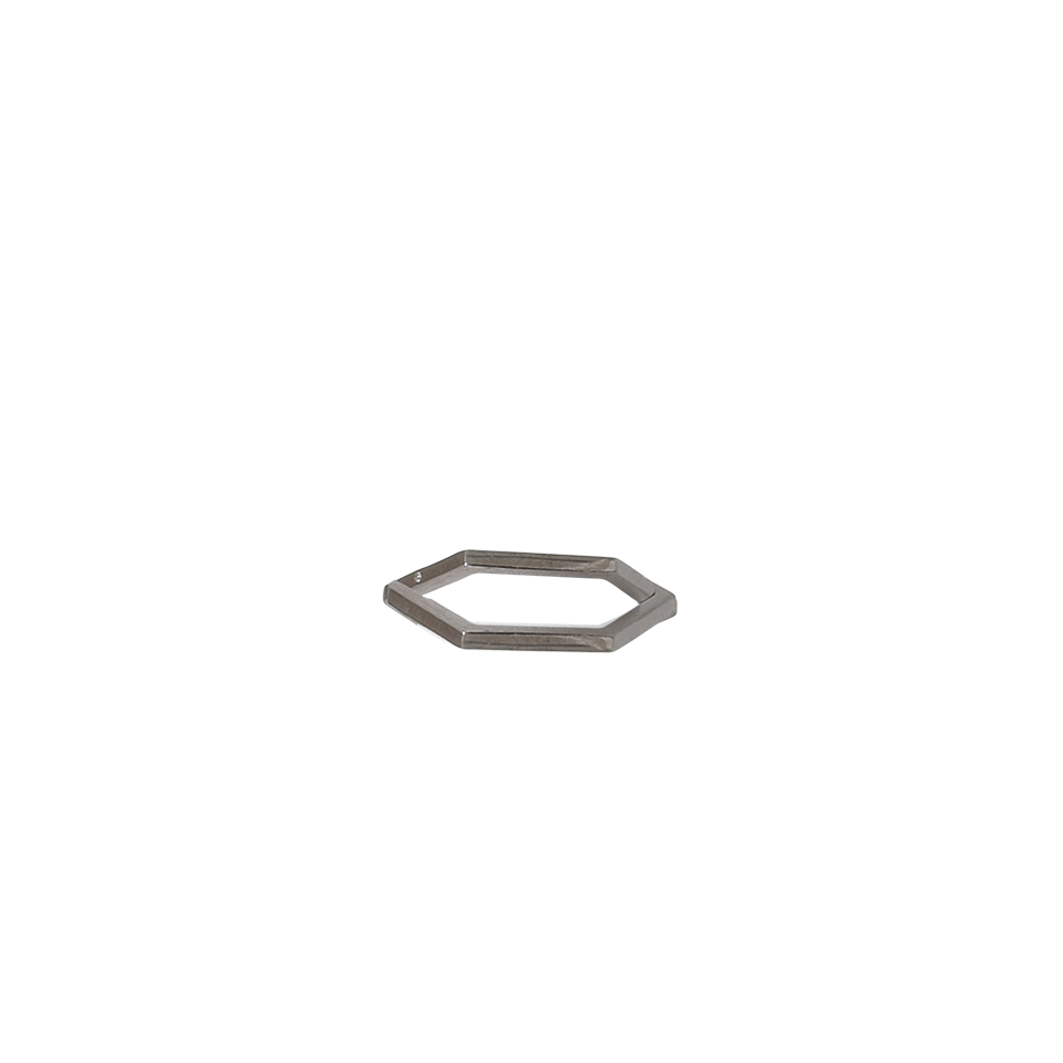 SHAY JEWELRY-Hexagon Ring-BLACK GOLD