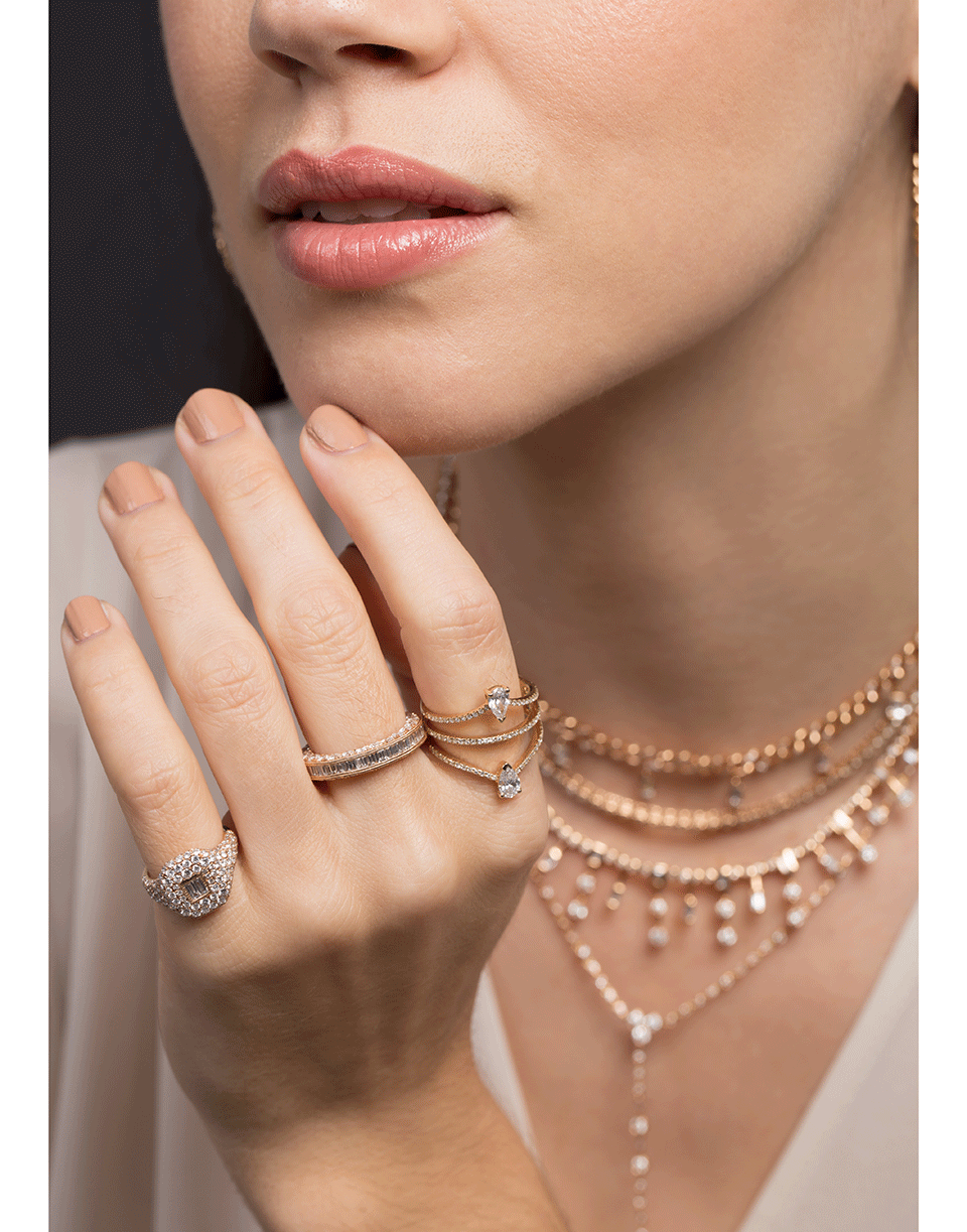 SHAY JEWELRY-3 Sided Eternity Band-ROSE GOLD