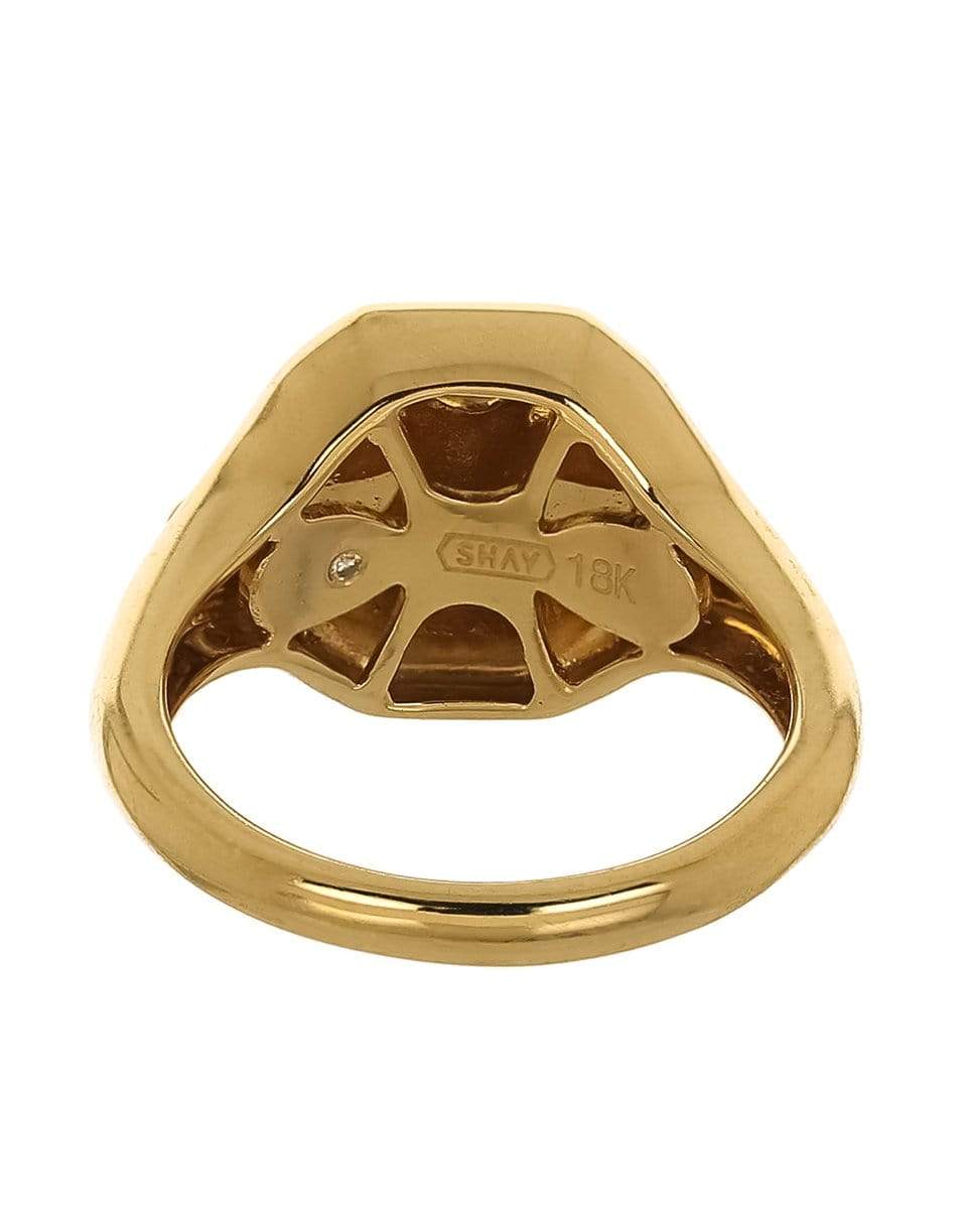 SHAY JEWELRY-Diamond Initial A Pinky Ring-YELLOW GOLD