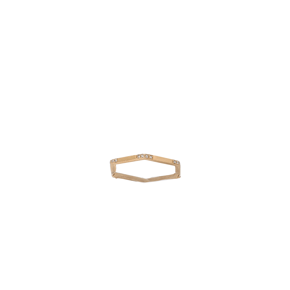 SHAY JEWELRY-Hexagon Ring-YELLOW GOLD