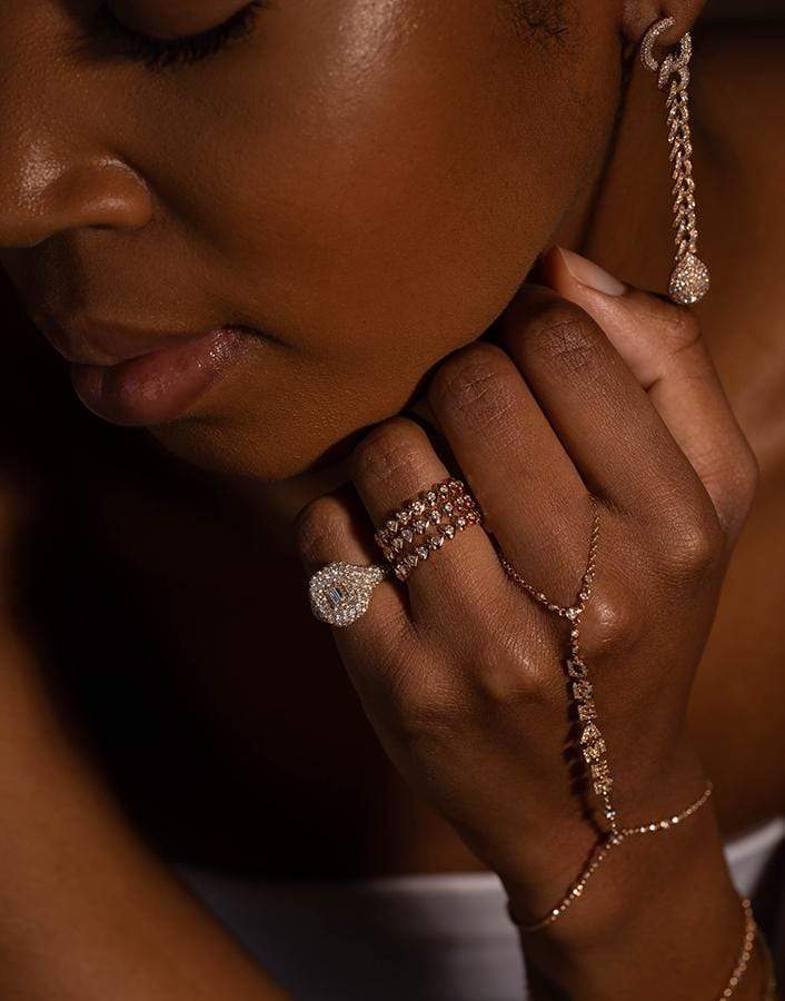 SHAY JEWELRY-Diamond Heart Eternity Ring-