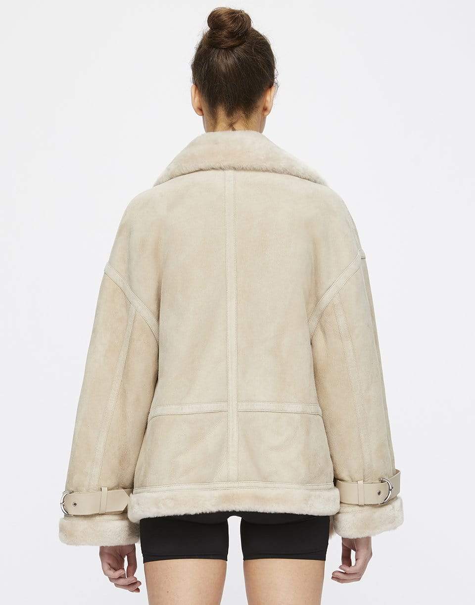 SHOREDITCH SKI CLUB-Darling Shearling Coat-