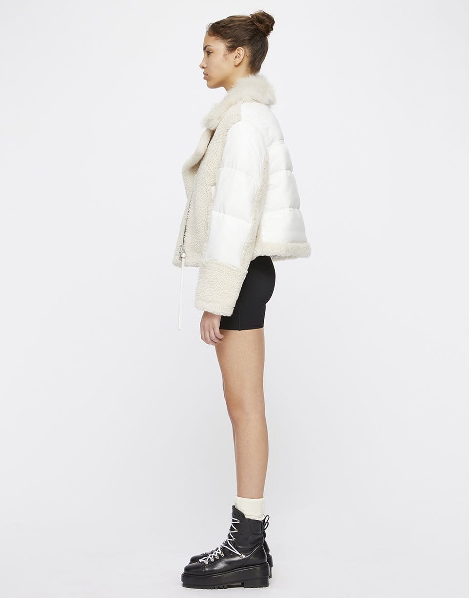 SHOREDITCH SKI CLUB-Lena Shearling Puffer-
