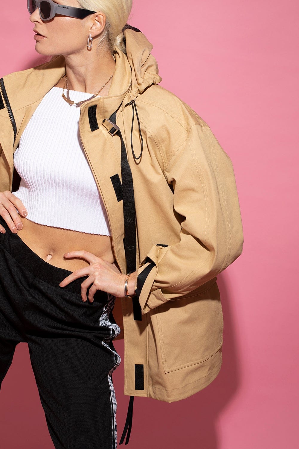 SHOREDITCH SKI CLUB-Woven Fern Anorak-