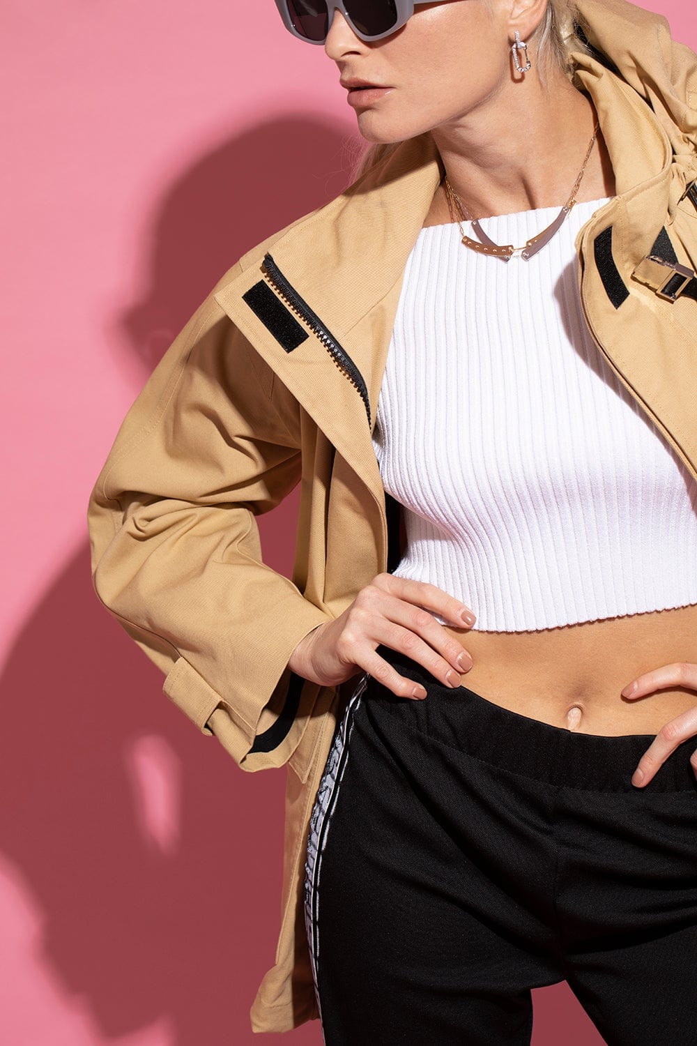 SHOREDITCH SKI CLUB-Woven Fern Anorak-