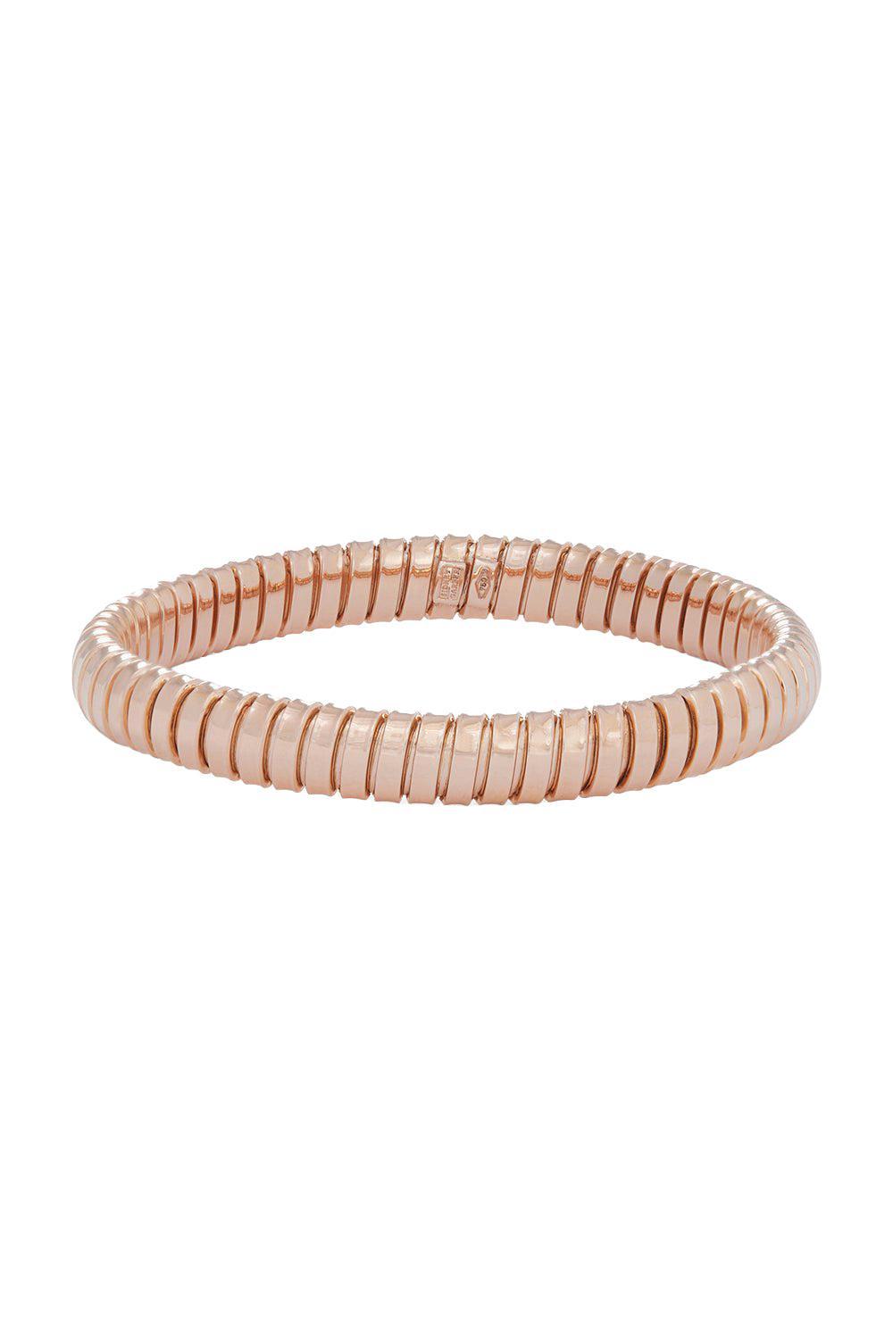 75th Anniversary Single Rolling Bracelet - Rose Gold-ROSE GOLD-16.5-JEWELRYFINE JEWELBRACELET O-SIDNEY GARBER