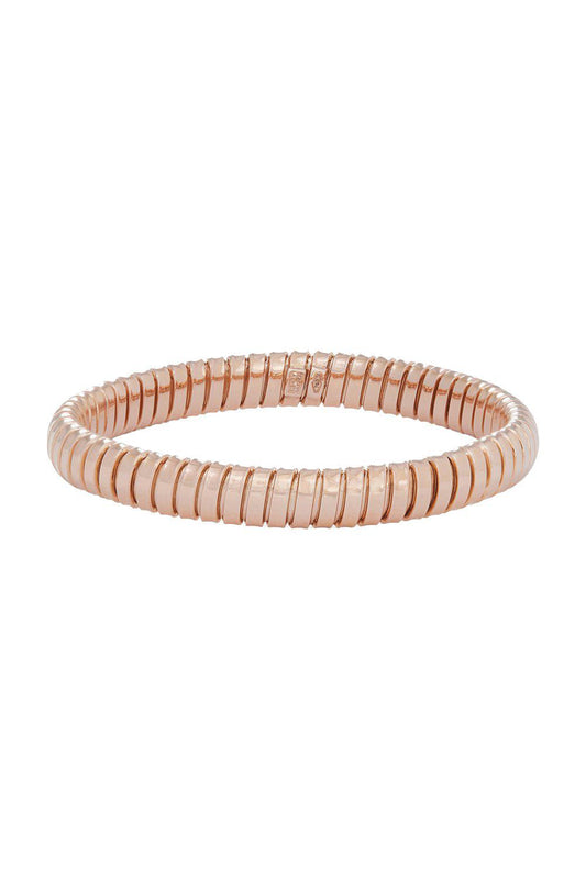 75th Anniversary Single Rolling Bracelet - Rose Gold-ROSE GOLD-16.5-JEWELRYFINE JEWELBRACELET O-SIDNEY GARBER