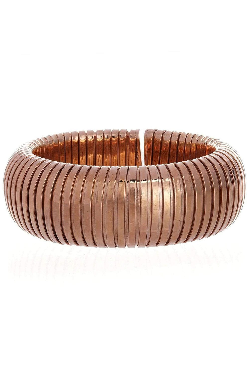 SIDNEY GARBER-Domed Cuff Bracelet - 56mm-ROSE GOLD