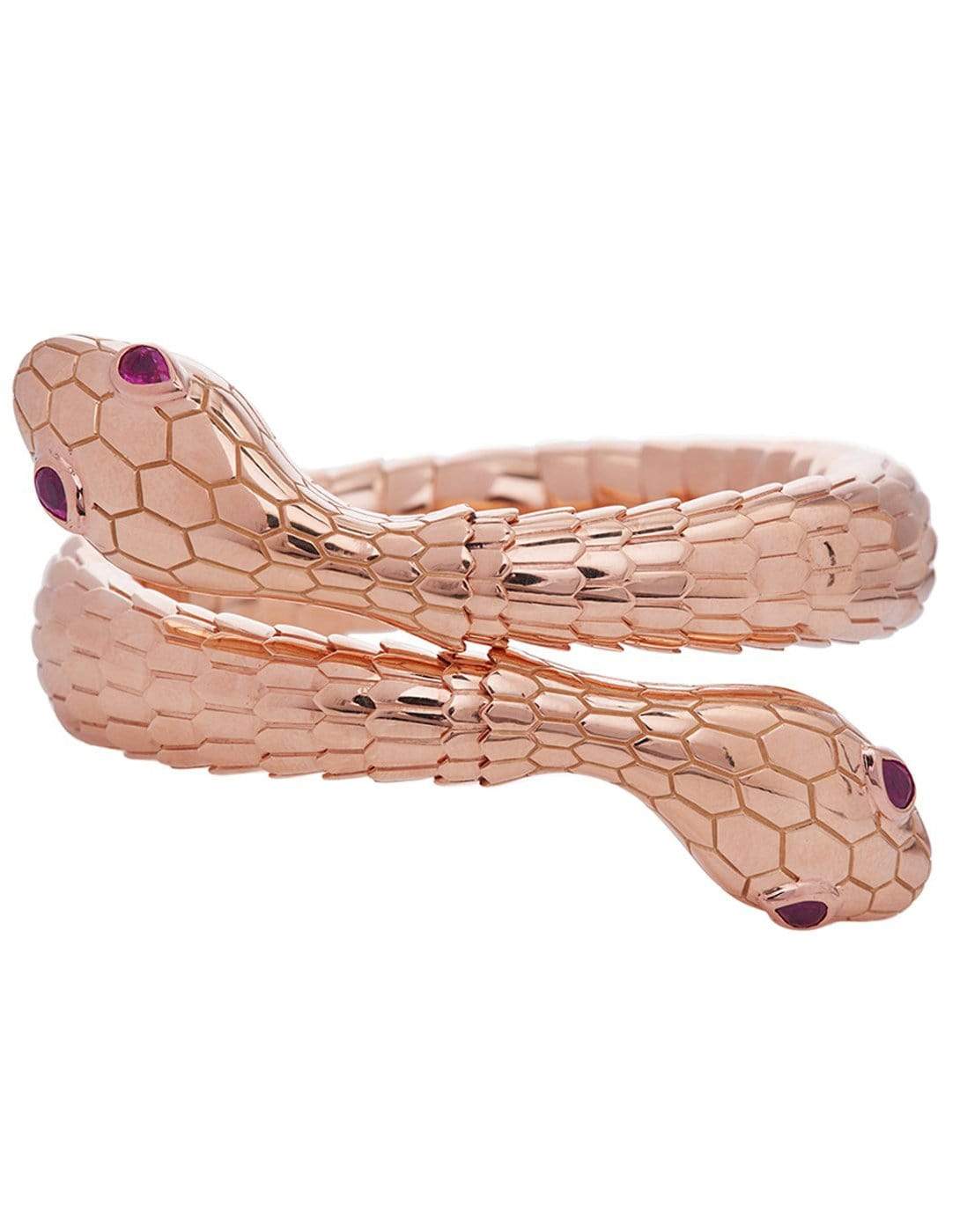 SIDNEY GARBER-Il Serpente Double Headed Bracelet-ROSE GOLD
