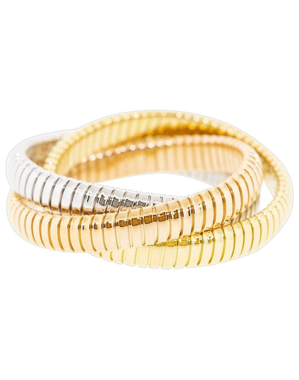 SIDNEY GARBER-Tri-Color Rolling Bracelet-ROSE GOLD